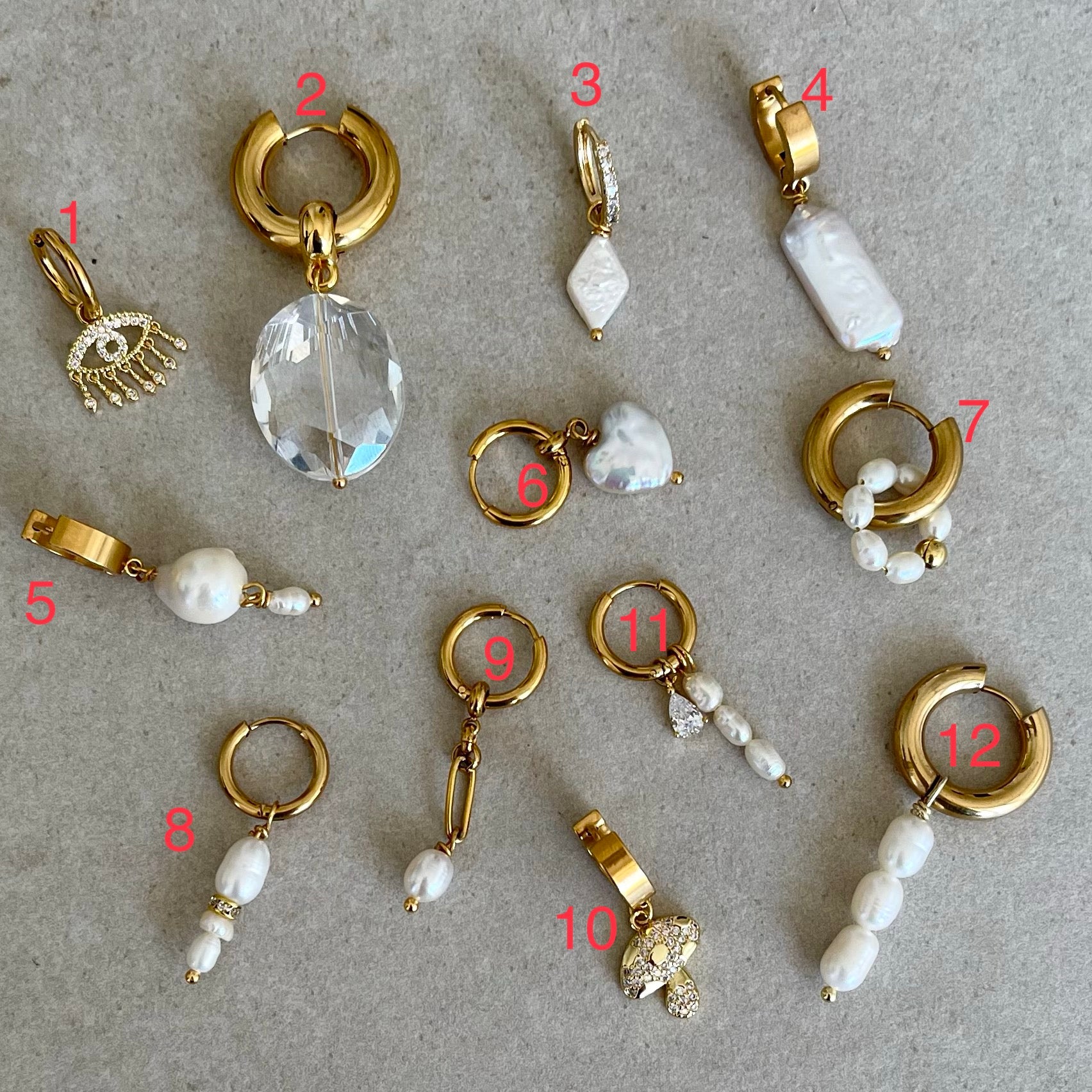 Mix and Match Earrings Pearl Edition